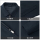Jinlilai Jacke Jacke Herren Frühling [Maschinenwaschwolle] Warm Executive Revers Reach Business Commuter Jacke Marine Blue-95 L