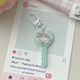 Ha Fanyou Xiaofresh Mint Green Cartoon Keychain Ins Simple Girl Heart School Tasche Anhänger beste Freunde Paar Geschenke und Schmuck jeweils (5 insgesamt)