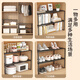 Clcey Garderobe Layered Partition Cabinet Partition Cabinet Retractable Schlafzimmer Lagertruppe Schuhschrank Partition Aufbewahrungswerkzeug schwarz [einziehbar] Länge 27-38 cm Breite 3523