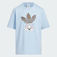 Adidas Kinderkleidung 25 Sommer- und Herbst-Kinder-T-Shirts 3. Blattklee Gelenkmuster für Männer und Frauen mittel- und großer Kinder loser Baumwoll-T-Shirt KG6628