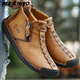 Bee ichiro zapatos de cuero casual para hombres de otoño de cuero otoño
