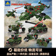 Kaizhi 81064 # 1-6 Military Anti-Aircraft Gun Car Boys and Childre