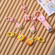 Schüler Keychain süße Cartoon Anhänger Girl Schoolbag Accessoires Geschenk Bester Freund [1 Pack] Zufällige Lieferung