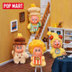 POP MART We Are All Stars 123 Series Vinyl Plush Pendant Blind Box Trendy Doll Stars 2nd Generation - Random Blind Box 1