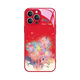 Duoyue DIOLYURE gradient fireworks Apple phone case suitable for iPhone16Promax New Year 14 sense 13 glass 12 dirt resistant Chinese red-New Year fireworks ABL12188 red iPhone 13 mini