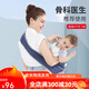 CLCEY婴儿背带宝宝抱娃器抱新生儿大童1-6岁横前抱式简易透气四 格里蓝