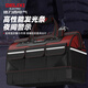 DELIXI ELECTRIC tool bag storage bag repair electrician tool bag woodworking tool bag canvas large capacity construction site shoulder bag plastic bottom leather tool bag 16 inches