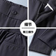 Pantalon occasionnel du pic pour un pantalon d'affaires consécutif décontracté pour hommes pour hommes pantalons de repasser minces minces pour hommes 5008 noirs 33 (recommandé 145-155jin [Jin est égal à 0,5 kg]))