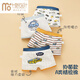 Modal Boy Underwear Children Corner plano Algodón puro Boxers Boxers Niños Niños de tamaño mediano Pantalones cortos de estilo delgado Bh068 [traje] 4 piezas 185 XXL Altura de tamaño 125 a 13548-58 Jin [Jin equivale a 0.5 kg]
