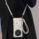 Zhisong gold butterfly mobile phone case cross-body lanyard suitable for vivox200ultra four corner anti-fall x200s super good-looking electroplated four corner lanyard-ZQY12035 vivoX100S