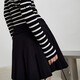 MO&Co. Three-dimensional pleated shorts and culottes, A-line shorts, short skirts, casual pants, high-waisted skirts, Moan