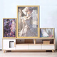 Die fünfte Persönlichkeit Mary Red Lady Puzzle 1000 Stücke Holz gerahmt erwachsene handgefertigte DIY-Spleißspielzeug A12349-Red Lady 55x42 cm (Brechen mit schwarzem Fotorahmen) 500 Stücke