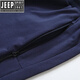 JEEP SPIRIT纯棉运动七分裤男夏季宽松直筒大码弹力透气舒适休闲短裤舒适透气 6169灰色收口 M