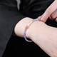 Chili Tanzanite Bracelet for Men and Women East China Sea Crystal Agate Jade Jade Blue Gemstone Scattered Beads Faceted Disc Beads Bracelet Shape-Shaped Plain Circle Approximately 3mm