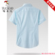 Camisa de algodón puro de algodón puro de carpintio de cargador de carcasa de cardía pura Oxford Oxford Middle-Eby y jóvenes de verano 100 algodón 100 algodón cómodo, libre de planchar, sensación fría, verde claro S 165/84A/3895-105Jin [Jin equivale a 0.5 kg]