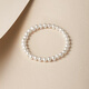 Saturday blessing freshwater pearl bracelet female birthday gift classic 6mm