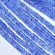 Tanzanite loose beads imported from India Technology Dinghao glossy abacus beads DIY jewelry half No. 338 diameter 1.7-3.2mm about half price 2