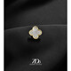 Quamer7do mini broche en forme de mère exquise pour le décolleté des femmes Bouton anti-exposé à collier de collier de collier Pin Cardigan Fixation des accessoires en forme de mère étoile