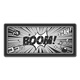 
Ruqinlian cool comics e-sports mouse pads for extra large men's personalized workstation office computer desk pads rubber pads keyboard pads smooth thickened lock edge wrist guard pads non-slip and wear-resistant 15928 gray BOOM length 1000mmX width 500mmX thickness 4mm