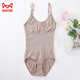 
Catman women's body shaping suit underbreasted buttock lifting triangle style open-size large-size waist tucked belly suspender onesie with chest pads brown (with chest pads) XL (180-200Jin [Jin equals 0.5 kg])