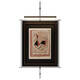 Yonghuan mur métal suspendu boom peinture suspendue avec un style de luxe léger hôtel modèle chambre entrée de thé décoration décoration de style un style global 13575 cadre photo 6380 câblage léger