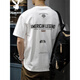 Playboy; PLAYBOY2025 white new short-sleeved T-shirt for men loose fashion brand summer pure cotton half-sleeved American ins heavy men's T-shirt HST1518 white 3XL weight 180-200Jin [Jin equals 0.5 kg]