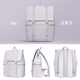 Mah New High School Schoolbag für Frauen Einfacher Reise -Rucksack wasserdichte Computertasche Leichter Pendelkutlack für Männer reguläre 14 Zoll 丨 Luviolet Grey
