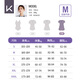 Keep游泳衣女分体保守微胖女孩显瘦运动泡温泉大码泳装灰白黑三件套XL