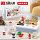Toys à cinq étoiles maison pour enfants jouant une mini simulation cuisine environnement de cuisine pour les filles âgées de 3 à 4 ans 6-9