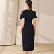Roeyshouse Royshouse Temperament kleines Schalkleid zweiteiliger Set 2025 Sommer Schlanker Set 12159 Schwarz S