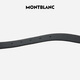 万宝龙MONTBLANC 梯形镀钯针扣黑棕双面皮带/腰带3.5cm 118436 礼物