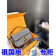 2025 24Asoblack long box bag makeup 16 with mirror black sheepskin black buckle storage box 1047 24