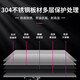 JPHZNB304不锈钢工作台橱柜商用餐饮店桌子家用操作台推拉门置物架 11304加厚不锈钢双通款304不锈