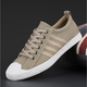 Changxiang Huili Herrenschuhe 2025 Sommer Neue atmungsaktive farbblockierende Leinwandschuhe Vielseitige Anti-Odor-Freizeitschuhe Ein-Fuß-Pedalschuhe Herren trendy 22165 Blau 38 Standard Sportschuhe Größe