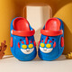 Mecha Superman EVA Children's Croc Shoes Summer Boys' Shoes Girls' Slippers Baotou Children's Shoes Cartoon Beach Shoes Blue 27 Inner Length 17cm