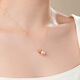 Dara natural freshwater pearl pendant 925 silver gourd necklace strong light classic versatile birthday gift for women to wear and practical