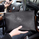 French COW men's handbag business wallet men's card bag texture envelope bag clutch bag large capacity clutch bag C-9808 black