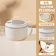 Shihua 304 stainless steel instant noodle bowl for students and office workers 1.6L large capacity anti-scalding and drop-resistant lunch box rice bowl soup bowl