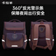 Kara Sheep Primary School Schultasche 1-4 Jahre Schulden Reduktion Rucksack für Männer und Frauen Kinder Rucksack großer Kapazität Rucksack Lavendel lila 18L