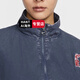 Nike Nike Loose Collar Collar Femenino Retro Sports Chaqueta Cardigan HF Oficial Flaghship Authentic HF6287-449 L