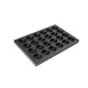 Le temps est beau; Flower28 / 35/40/88 Multi-link Round Muffin Pudding Baking Tray n'est pas collant, un petit plateau de cuisson à gâteau n'est pas collant à 35 liens de boulangerie My14222