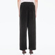 JNBY/Jiangnan Buyi [Same Model in Shopping Mall] 25 Autumn New Product Casual Pants Women Corduroy Wide Leg Pants 5P9E12190 001/Black S