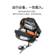 TomToc Crossbody Bag portátil de viaje portátil Mochila informal y liviana Bag de teléfono móvil Bag antirrobo Bag-On Bag T37 Negro 1.3L Viaje ligero