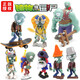 Pflanze vs. Zombies echte autorisierte Spielzeugfigur Zombie Model Plant Geschenkbox Serie 686-161A Erbsen Mörtel + Erbsenschütze + Poker Zombies