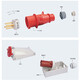 
Shangman Electrical Industrial Socket Inspector Waterproof Socket Plug NENMMAN Aviation Socket 1421 (Surface Socket 32a 3p ip44)