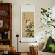 
Shangqi Song style aesthetic scroll hanging painting Song Dynasty aesthetic new Chinese style ancient style decorative painting orchid flowers and bird pictures scroll hanging painting guest 12138 styles: crabapple flowers Overall size: 96*218CM blue flash gold brocade silk