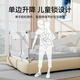M-CASTLE baby crib fence baby bed anti-fall guardrail children's bedside anti-bed baffle anti-pinch seamless anti-suffocation mountain rock single-sided installation 2.0 meters