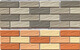 
Foshan exterior wall tiles ceramic tiles wall tiles whole brick three-color bricks paper tiles villa outdoor tiles 45145 rural household 14701 45*145