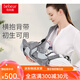 Abrazo de Bear Strap recién nacido de 0 a 3 meses Crossbody de bebé sosteniendo artefacto de bebé que se hunde para bebés Artefacto para bebés Baby Cooxes para dormir sobre los hombros Gema Azul