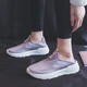Huili zapatos senior zapatos para hombres cómodos zapatos casuales de mediana edad y ancianos zapatos de papá zapatos de madre transpirables kgh1477 púrpura 38